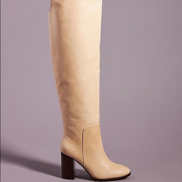 Jeffrey Campbell Shoes - Jeffrey Campbell over the knee nude boots